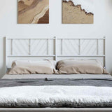 vidaXL Replacement Headboard 75 cm Metal Black