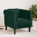 vidaXL Armchair velvet light grey