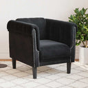vidaXL Armchair velvet light grey
