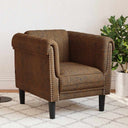 vidaXL Armchair velvet light grey
