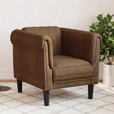 vidaXL Armchair velvet light grey