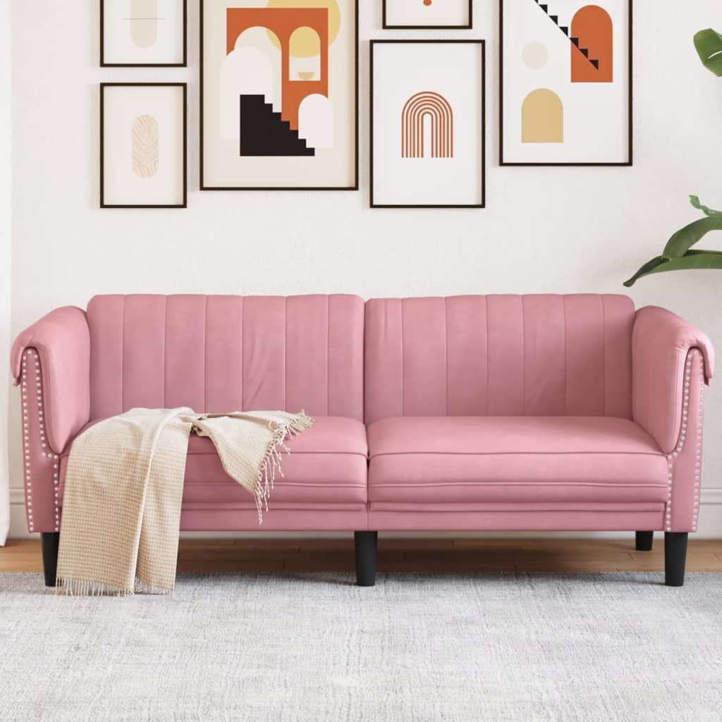 vidaXL Armchair velvet light grey