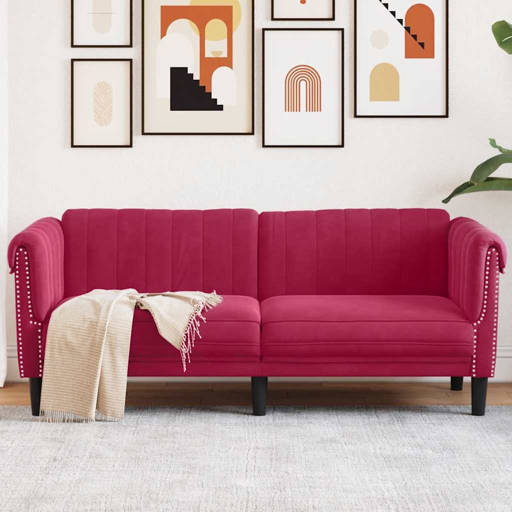vidaXL Armchair velvet light grey