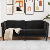 vidaXL Armchair velvet light grey