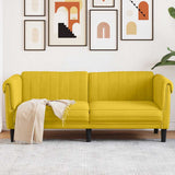 vidaXL Armchair velvet light grey