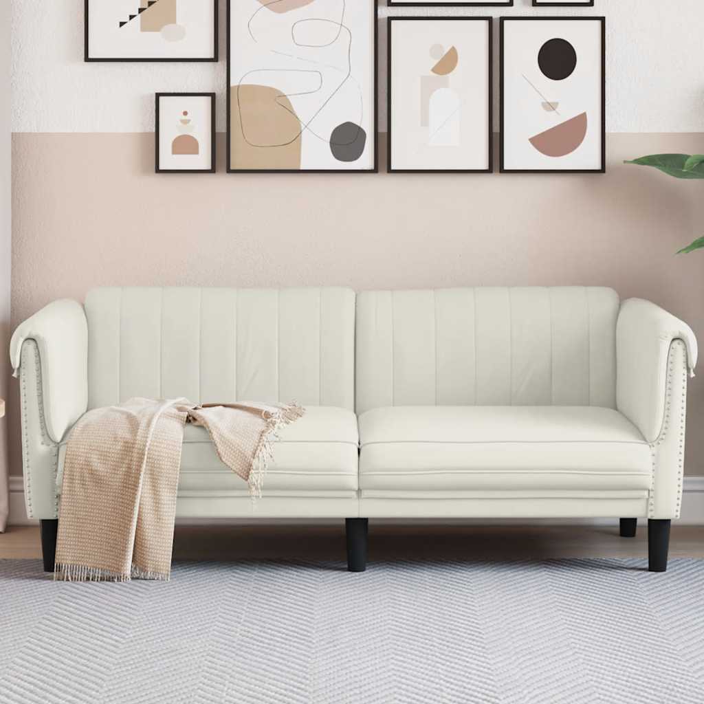 vidaXL Armchair velvet light grey