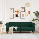 vidaXL Armchair velvet light grey