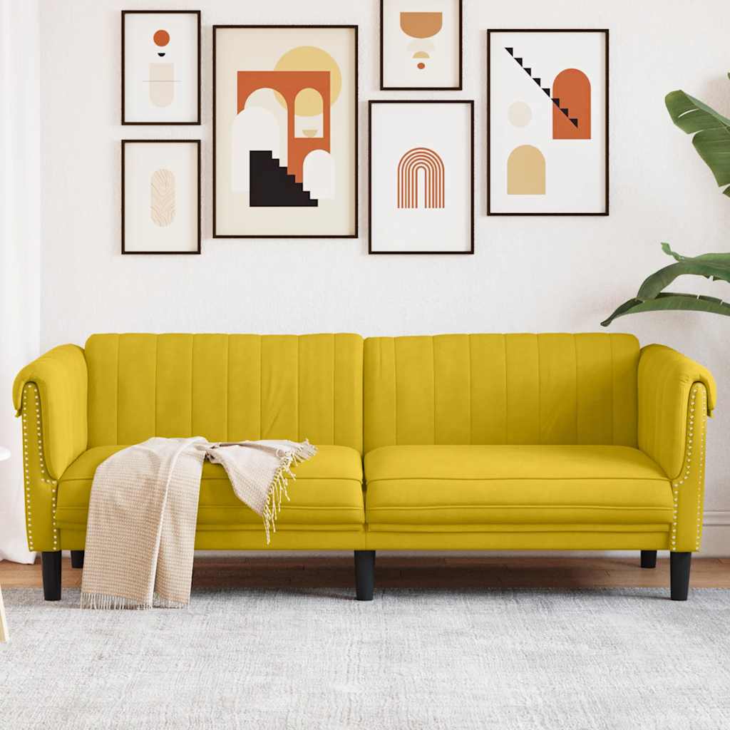 vidaXL Armchair velvet light grey