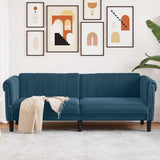 vidaXL Armchair velvet light grey