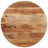 vidaXL Coffee table 45x45x35 cm solid acacia wood and iron