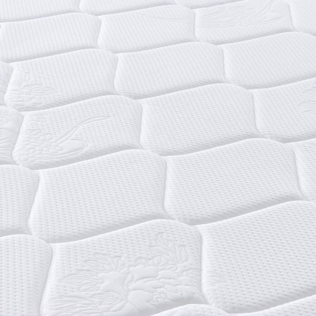 vidaXL Pocket spring mattress medium-firm-hard 160x200 cm Super King Size