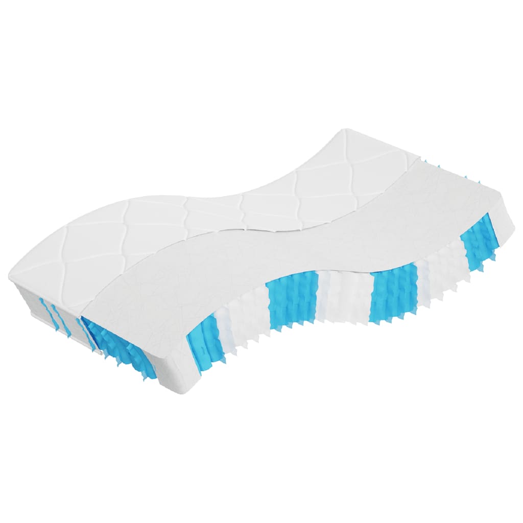 vidaXL Pocket spring mattress medium-firm-hard 160x200 cm Super King Size
