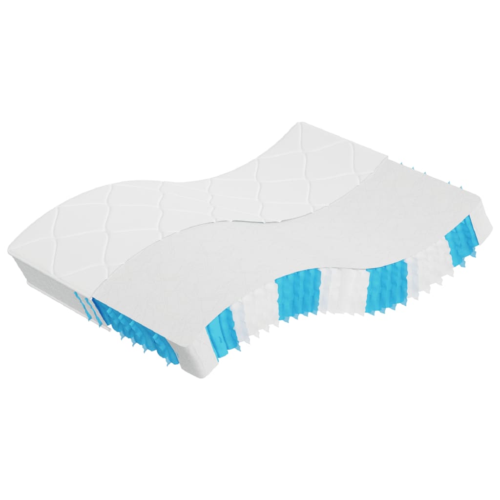 vidaXL Pocket spring mattress medium-firm-hard 160x200 cm Super King Size