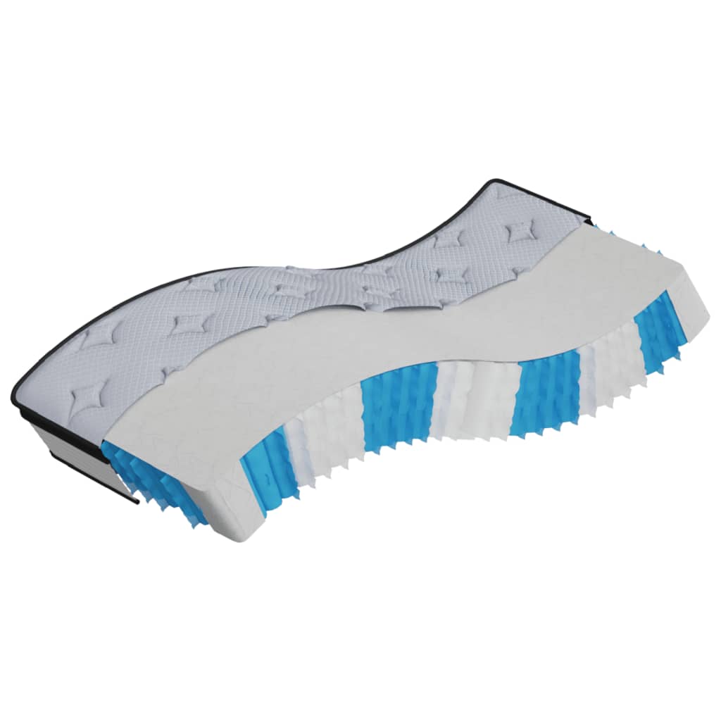vidaXL Pocketveringmatras middelhard 140x200 cm