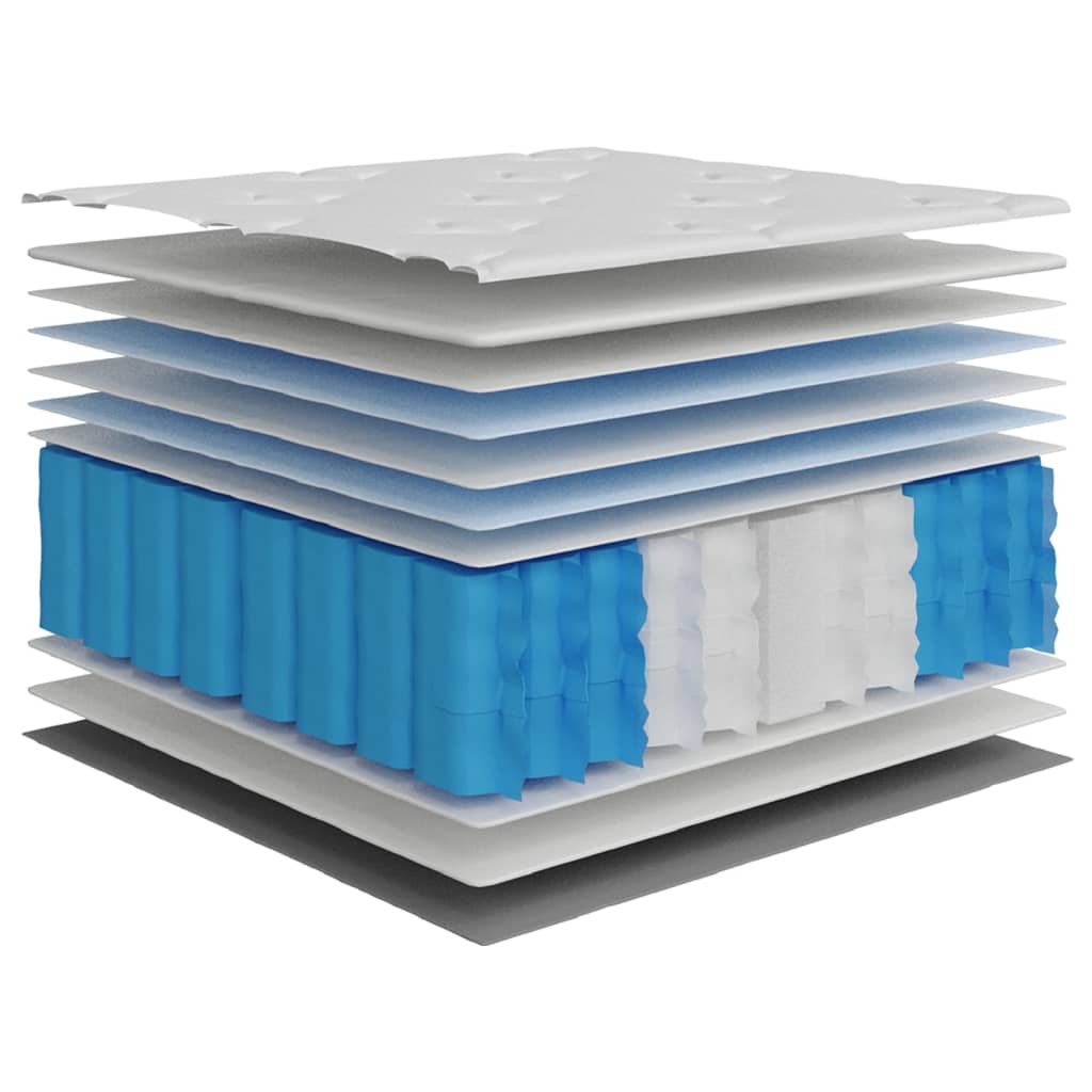 vidaXL Pocket Spring Mattress Medium Firm 90x200 cm