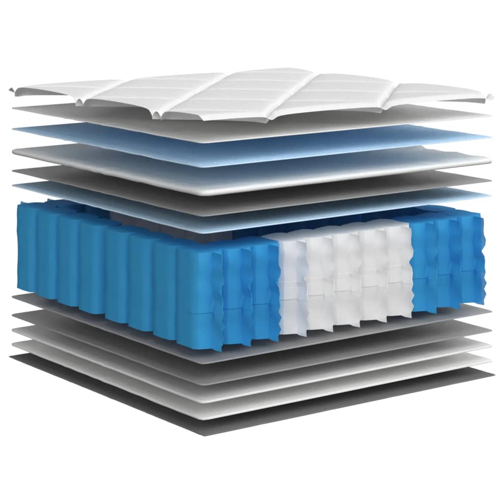vidaXL Medium-firm Pocket Sprung Mattress 90x200 cm
