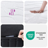 vidaXL Binnenveringmatras middelhard 120x200 cm