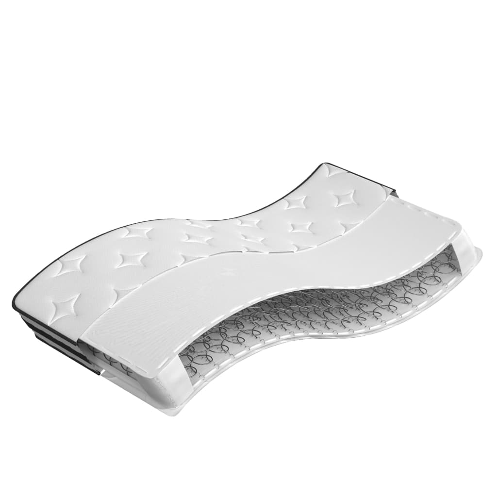 vidaXL Binnenveringmatras middelhard 120x200 cm