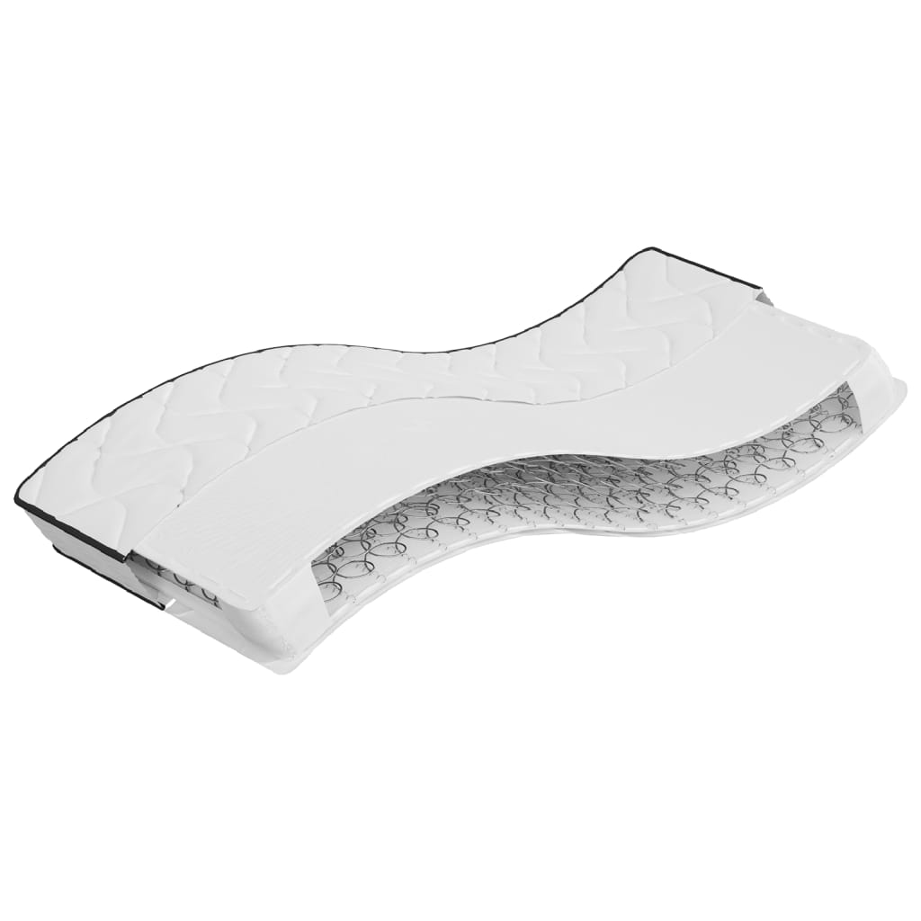 vidaXL Binnenveringmatras middelhard 120x200 cm