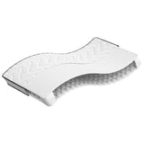 vidaXL Binnenveringmatras middelhard 120x200 cm