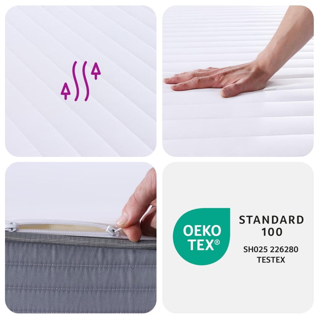 vidaXL Foam Mattress Medium Firm 80x200 cm