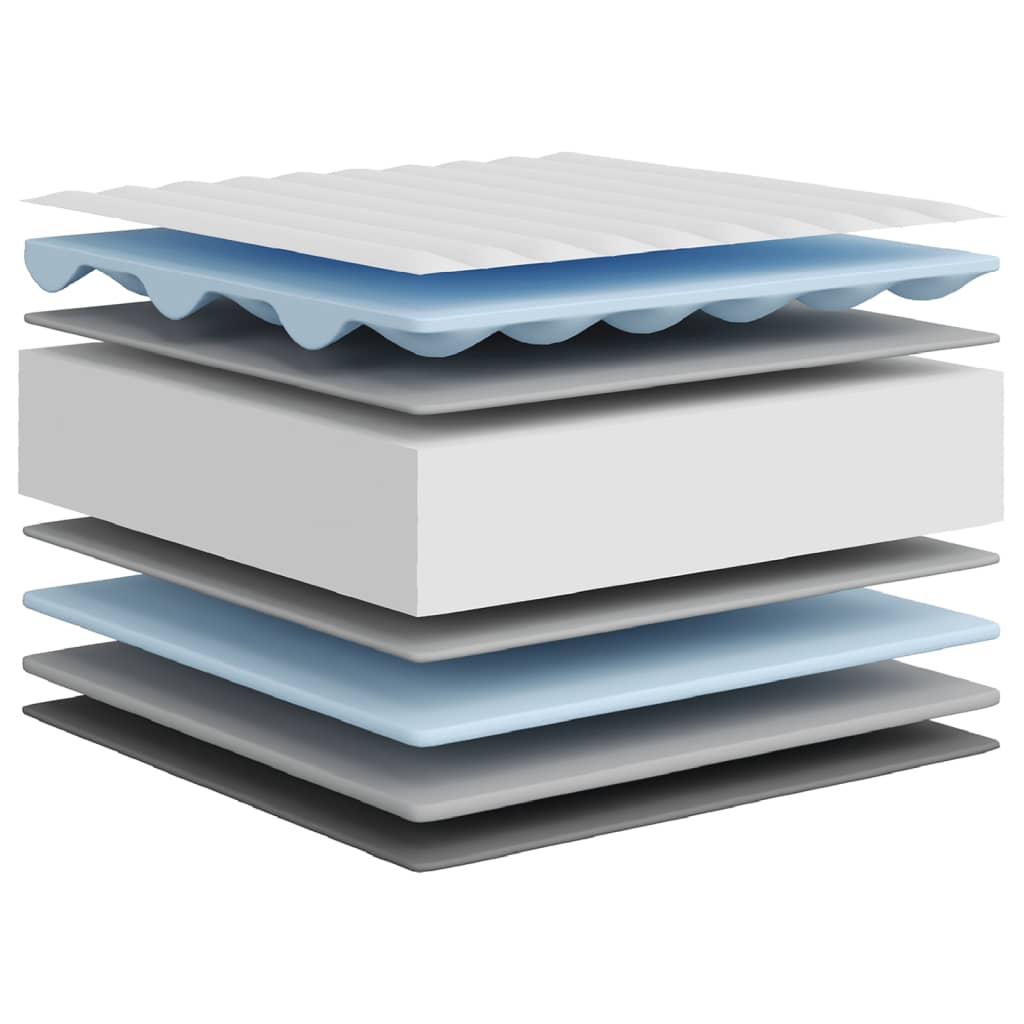 vidaXL Medium Firm Foam Mattress for Kids 80x160 cm