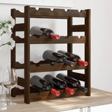 vidaXL Wine Rack for 12 Bottles Pine Wood