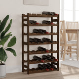vidaXL Wine Rack for 12 Bottles Pine Wood