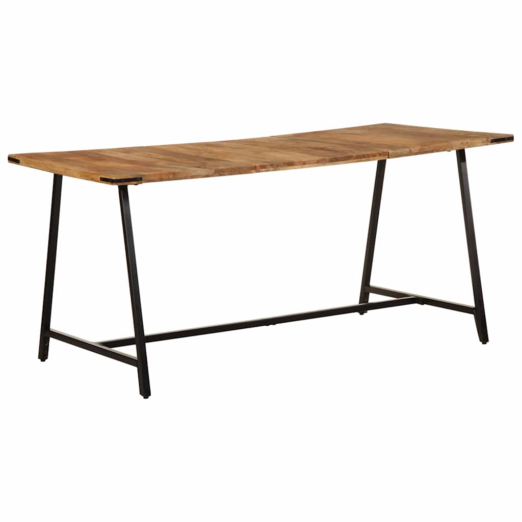 vidaXL Eettafel 140x70x75 cm massief mangohout