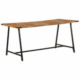 vidaXL Eettafel 140x70x75 cm massief mangohout