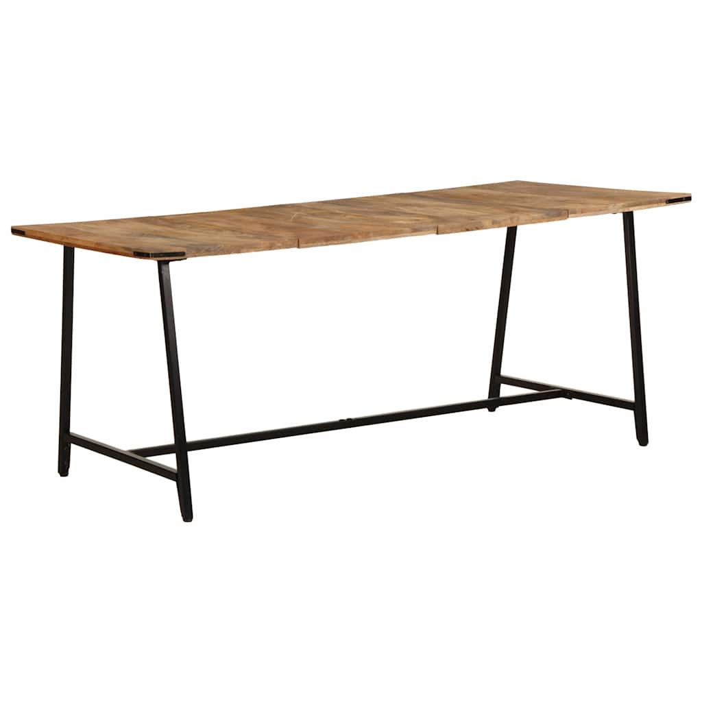 vidaXL Eettafel 140x70x75 cm massief mangohout
