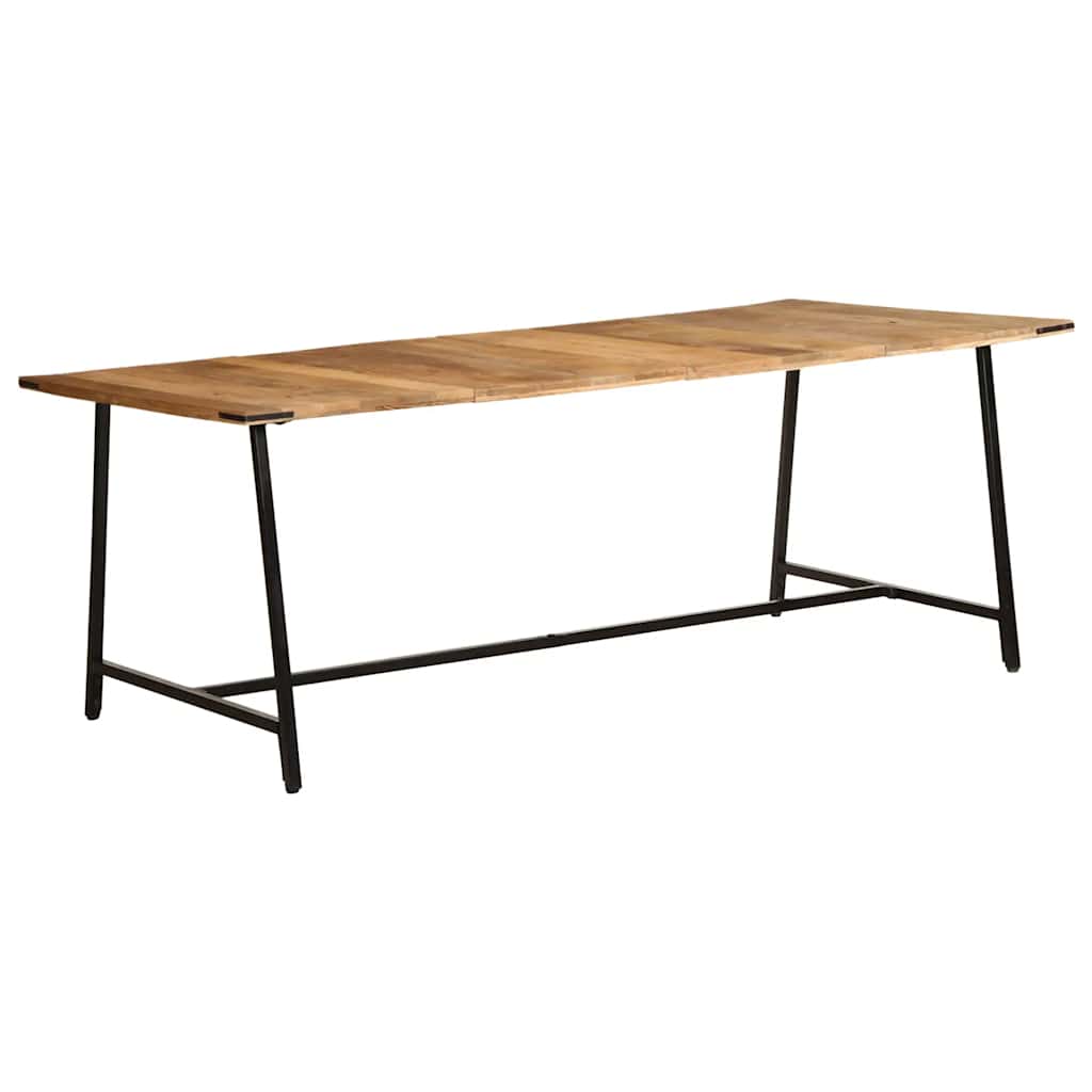 vidaXL Eettafel 140x70x75 cm massief mangohout