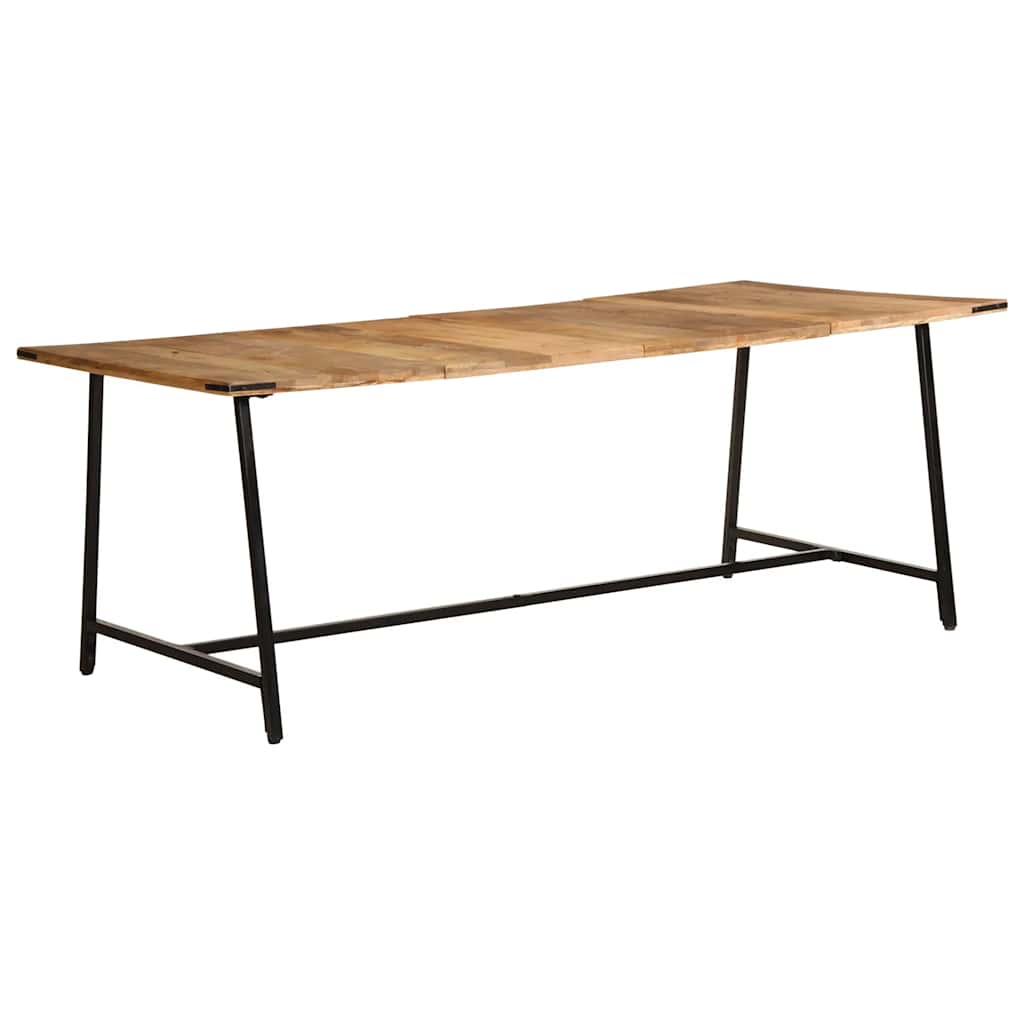 vidaXL Eettafel 140x70x75 cm massief mangohout