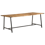 vidaXL Eettafel 140x70x75 cm massief mangohout