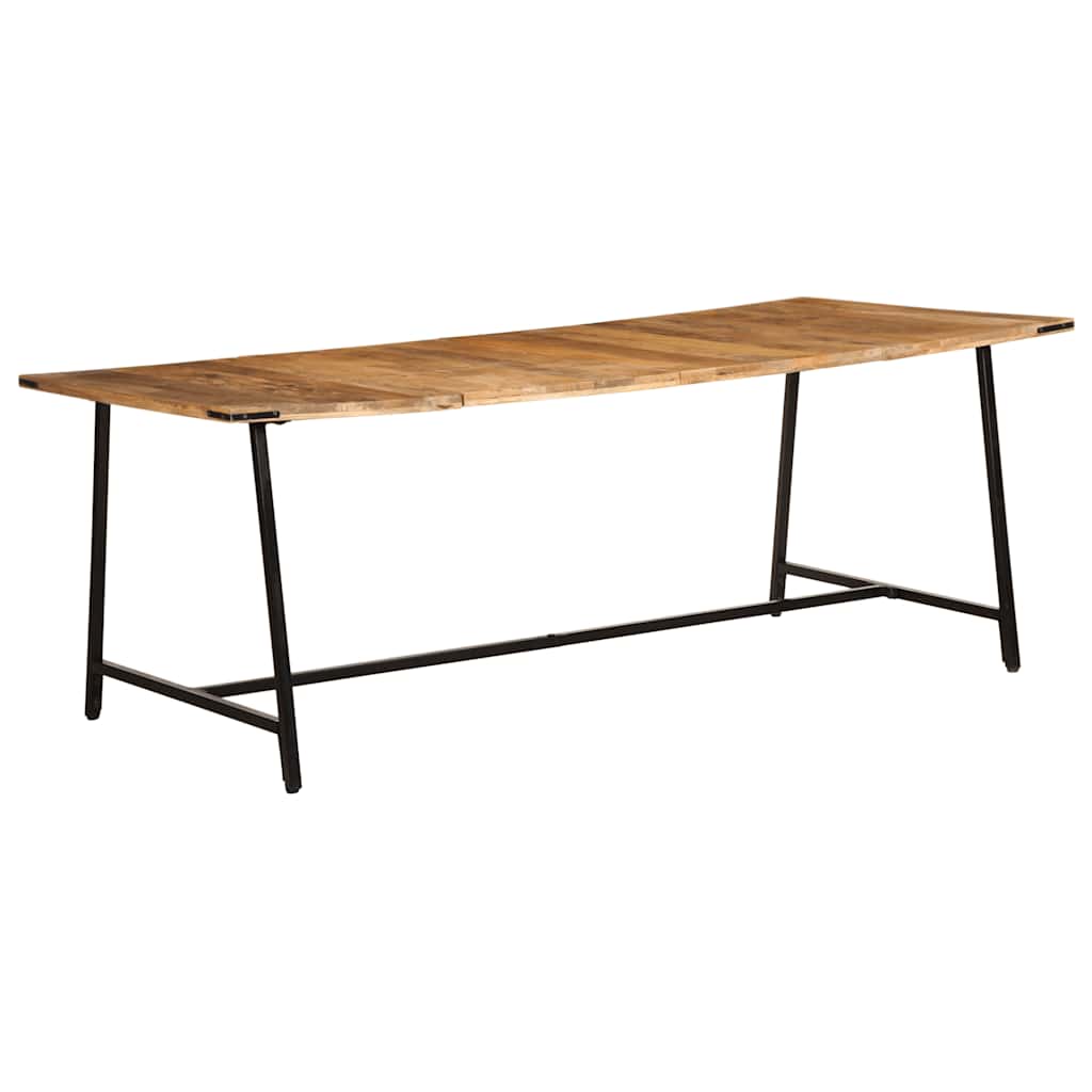 vidaXL Eettafel 140x70x75 cm massief mangohout