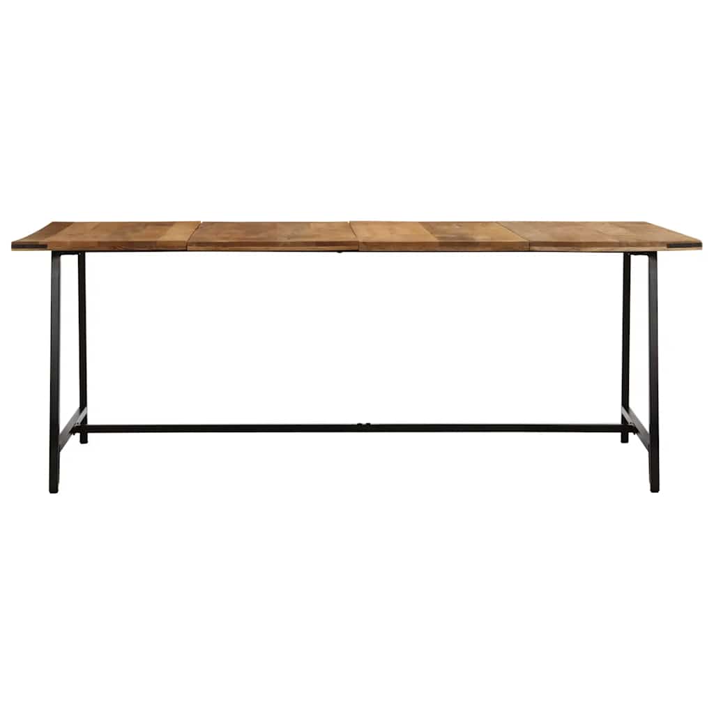 vidaXL Eettafel 140x70x75 cm massief mangohout