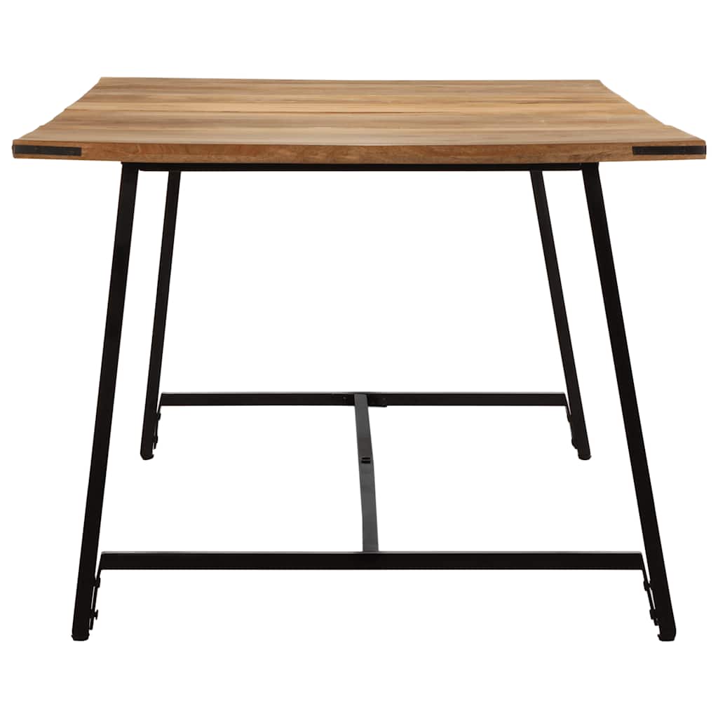 vidaXL Eettafel 140x70x75 cm massief mangohout