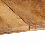 vidaXL Eettafel 140x70x75 cm massief mangohout