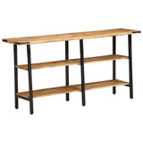 vidaXL Wandtafel 140x35x70 cm massief mangohout