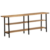 vidaXL Wandtafel 140x35x70 cm massief mangohout