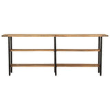 vidaXL Wandtafel 140x35x70 cm massief mangohout