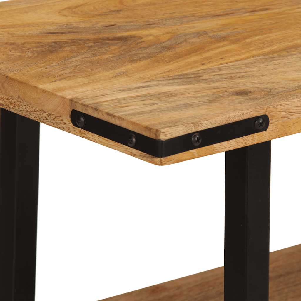 vidaXL Wandtafel 140x35x70 cm massief mangohout