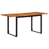 vidaXL Eettafel 140x70x75 cm massief acaciahout