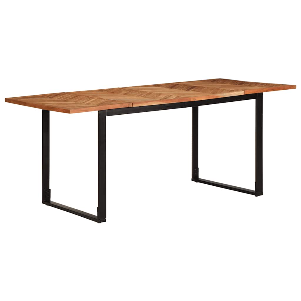 vidaXL Eettafel 140x70x75 cm massief acaciahout