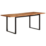 vidaXL Eettafel 140x70x75 cm massief acaciahout