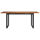 vidaXL Eettafel 140x70x75 cm massief acaciahout