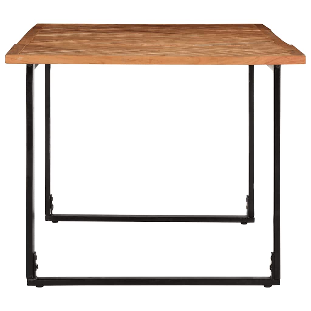 vidaXL Eettafel 140x70x75 cm massief acaciahout