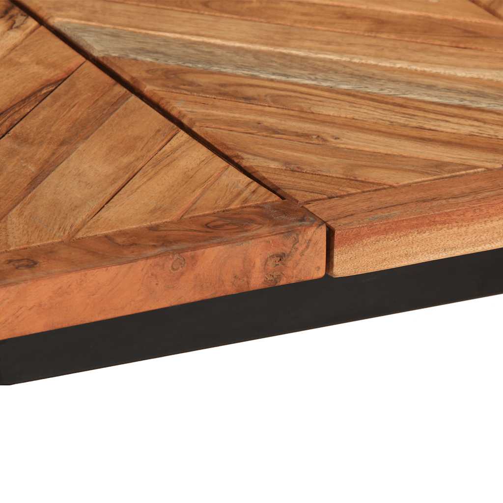 vidaXL Eettafel 140x70x75 cm massief acaciahout