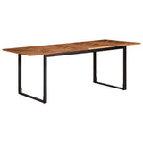 vidaXL Eettafel 140x70x75 cm massief acaciahout