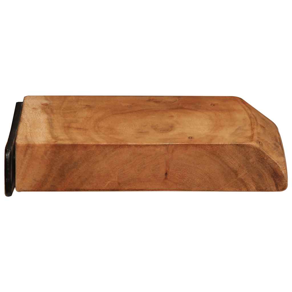 vidaXL Wandschappen 2 st 30x20x3,5 cm massief acaciahout